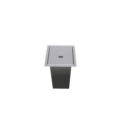 Lixeira Inox para Embutir Capacidade 7 Litros Ecosul - 3