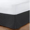 Ver imagem 1 de Saia Para Cama Box Casal King Size Matelada Microfibra:PRETO