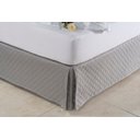 Ver imagem 1 de Saia Para Cama Box Casal Matelada Microfibra:CINZA