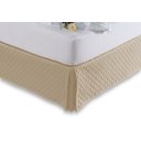 Ver imagem 1 de Saia Para Cama Box Casal Matelada Microfibra:CÁQUI