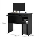 Ver imagem 3 de Mesa Computador Quarto Escritorio Viena 1 Gaveta