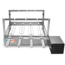 Ver imagem 1 de Gira Grill Inox 4 Espetos para Churrasqueira Bivolt Pratic