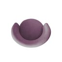 Ver imagem 5 de Poltrona Decorativa Beatriz Orgânica Veludo Rosê