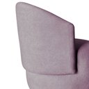 Ver imagem 4 de Poltrona Decorativa Beatriz Orgânica Veludo Rosê