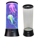 Ver imagem 5 de Luminaria Aquario Agua Viva Led 7 Cores Grande 38cm Jellyfish