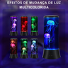 Luminaria Aquario Agua Viva Led 7 Cores Grande 38cm Jellyfish - 3