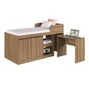 Ver imagem 5 de Cama Alta de Solteiro Multifuncional sem Colchão Cj6080 Linha Jamaica Art In Móveis