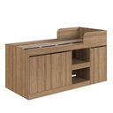 Ver imagem 4 de Cama Alta de Solteiro Multifuncional sem Colchão Cj6080 Linha Jamaica Art In Móveis
