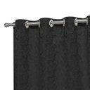 Ver imagem 4 de Cortina Bella Jacquard Sala e Quarto 280x170cm Preto Casa Dona