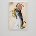 Ver imagem 4 de Quadro Decorativo Mulher Fashion Flores e Frutas Sala Quarto Casa Escritório