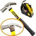 Ver imagem 1 de Kit Jogo 2 Ferramentas - 1 Trena 5m 19mm + 1 Martelo Unha 27mm Fertak