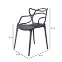 Ver imagem 2 de Cadeira para Sala de Jantar Allegra Preto