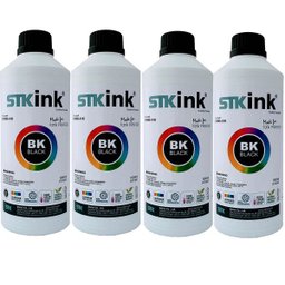 4 Litros Black Tinta STK BT5001 BT6001 T510W T710W T810W T910DW compatível com InkTank Brother - 1