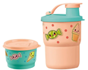 Ver imagem 1 de Tupperware Kit 2 Peças Copo com Bico e Potinho Fofuras Kit 2 Peças Copo com Bico e Potinho Fofuras
