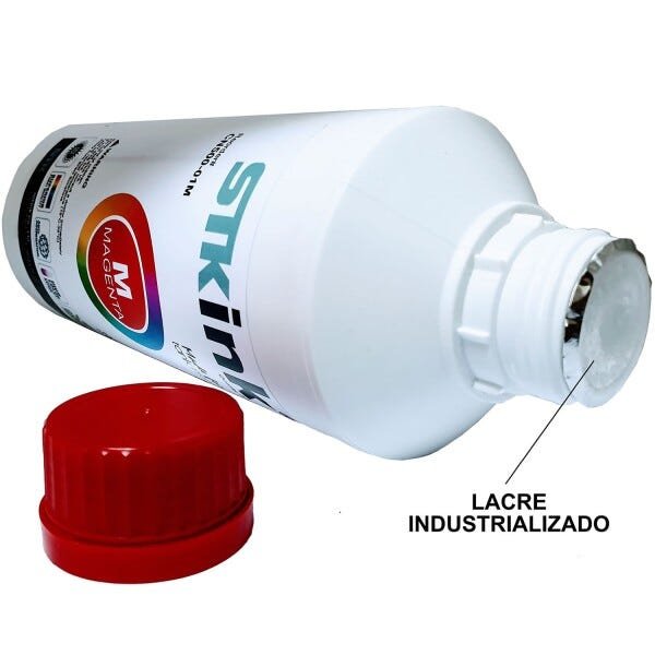 500ml Black + 3 x 250ml Color Tinta STK T504 L6161 L4150 L4160 L6191 L6171 compatível com Ecotank - 2