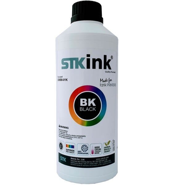 5 x 500ml Tinta Sublimática Digital STK Kit 5 Cores com perfil ICC - 6