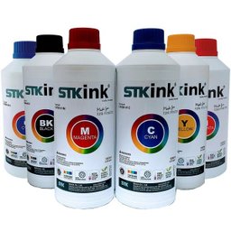 6 Litros Tinta Sublimática Digital STK Kit 6 Cores com perfil ICC - 5