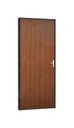 Ver imagem 3 de Porta Madeira com Batente Aço Tradição -215 X 81 Cm R-120 - Mogno:esquerdo
