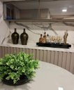 Ver imagem 5 de Bandeja Grande Vidro Preto Decoração Cozinha Sala Bar 60x30