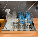 Ver imagem 3 de Bandeja Espelho Prata Decoração Luxo 40x30