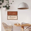 Ver imagem 3 de Dupla de Quadros Decoração Frases Amor Hall de Entrada Sala