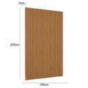 Ver imagem 4 de Painel Ripado Decorativo Sala Quarto 180x250cm Prime Plus L06 Nature Fosco - Mpozenato