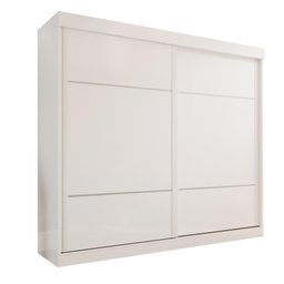 Guarda-roupa Casal 2 Portas de Correr 6 Gavetas Fortaleza - Mais Móvei Neve - 1