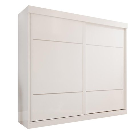 Guarda-roupa Casal 2 Portas de Correr 6 Gavetas Fortaleza - Mais Móvei Neve