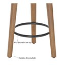 Ver imagem 3 de Kit 04 Bancos Banqueta Baixa Paris Corano Preto Salaone