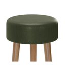 Ver imagem 2 de Kit 02 Bancos Banqueta Baixa Paris Corano Verde Salaone