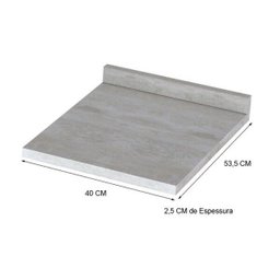 Balcão 1 Porta 40cm 100% Mdf Americana C365 C902 Branco Henn - 4