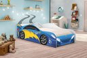 Ver imagem 4 de Cama Carro Menino Azul Solteiro Com Colchão
