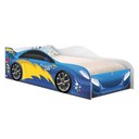 Ver imagem 3 de Cama Carro Menino Azul Solteiro Com Colchão
