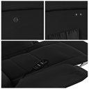 Ver mais imagens de Poltrona do Papai Reclinável Sala de Cinema Madrid Power Touch Massagem USB PU Preto G23 Gran Belo