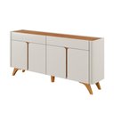 Ver imagem 1 de Buffet Aros 4 Portas Base Madeira sem Espelho:off/naturalle