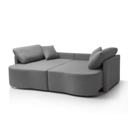 Sofá Cama Retrátil 2 Lugares 216 Cm Moscow Redenobre:cinza Escuro - 2
