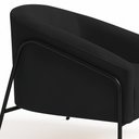 Ver imagem 7 de Poltrona Sala Industrial Alta Preto Kit 2 Stella Veludo Preto D03 - D’Rossi