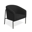 Ver imagem 4 de Poltrona Sala Industrial Alta Preto Kit 2 Stella Veludo Preto D03 - D’Rossi