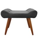 Ver imagem 3 de Puff Decorativo Lara Veludo Chumbo - Star Confort