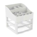 Ver imagem 1 de Kit Organizador de Cosméticos e Maquiagem Branco C/2 Gavetas Nitron