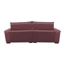 Ver mais imagens de Sofá Retrátil e Reclinável 2,12M com Molas Ensacadas Cama Inbox Aconchego Tecido Suede Vinho