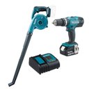 Ver imagem 1 de Kit Parafusadeira DHP453SFX8 Aspirador DUB183Z 1 Bateria 3Ah 18V Makita