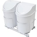 Ver imagem 1 de Lixeira Dupla de Base 24 Lts (cada Cesto 12 L) Jomer 8718