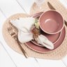 Prato de Sobremesa Copa e Cia Vivant em Cerâmica Rosê - 3