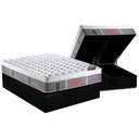 Ver imagem 1 de Cama Box Baú King: Colchão Molas Ensacadas Castor Pocket Light Stress Oxygen New Plush + Base CRC