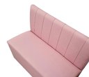 Ver imagem 3 de POLTRONA SOFA BOOTH 1,10CM COSTURA VERTICAIS ROSA SKU_90