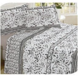 Lençol de Casal Queen Lepper 4 Peças 200 fios Noblesse - 1