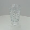 Ver imagem 2 de Vaso Decorativo Enfeite Casa Redondo Home&Co com Pé Vidro 23x11x11cm Transparente