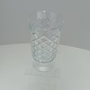 Ver imagem 3 de Vaso Decorativo Enfeite Casa Redondo Home&Co com Pé Vidro 23x11x11cm Transparente