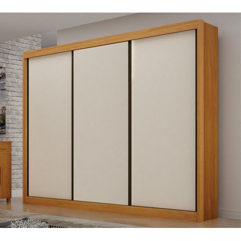 Guarda Roupa Casal 3 Portas Milano - Arbo Design